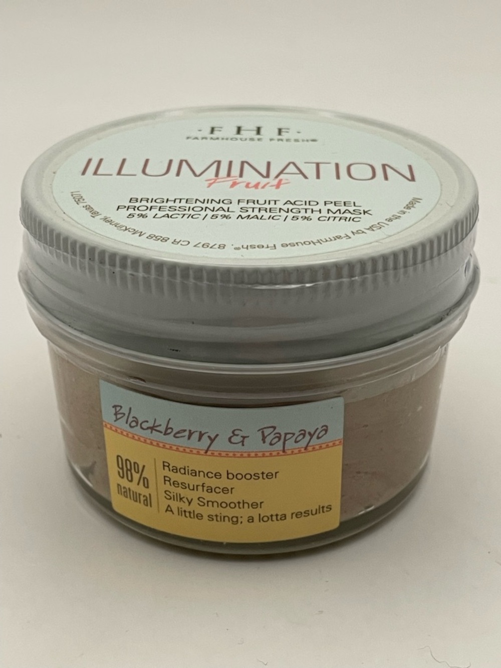 FarmHouse Fresh Fruit Face Mask Glow Boosting Exfoliant with Fruit Acids 3 fl oz - Picture 2 of 3